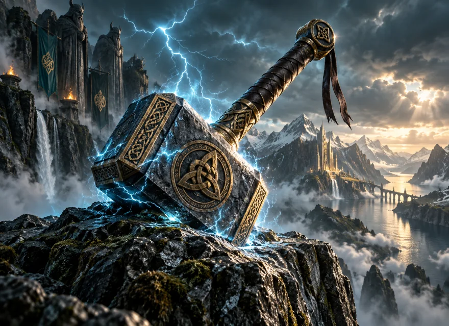 Thor X အတွက် theme concept illustration