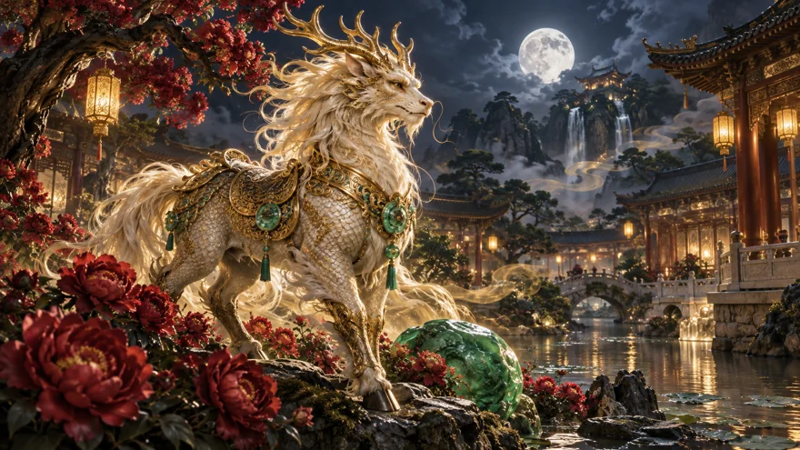 Ways of the Qilin အတွက် theme concept illustration