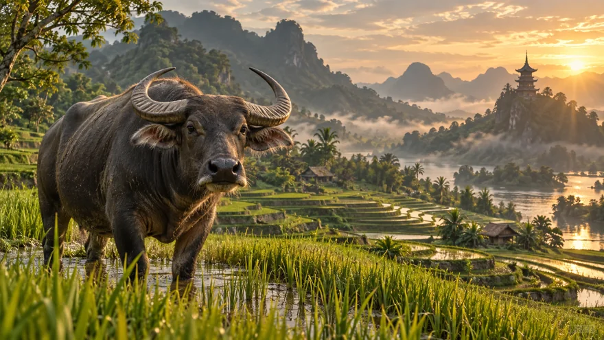 BUFFALO WAYS အတွက် theme concept illustration