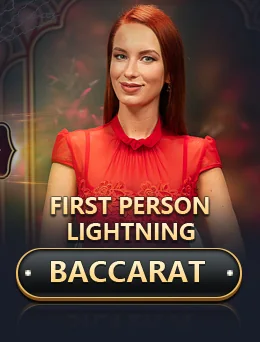 First Person Lightning Baccarat — Evolution ဘက်ကာရာ