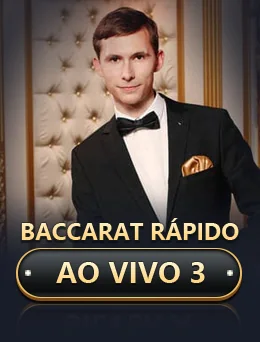 Baccarat Rápido Ao Vivo 3 — Evolution ဘက်ကာရာ